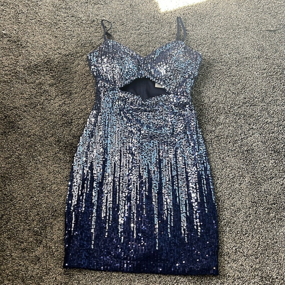Women formal sequence dress size 3/4